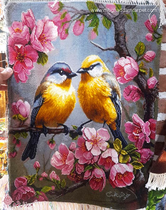 تابلو فرش نغمه بهاری