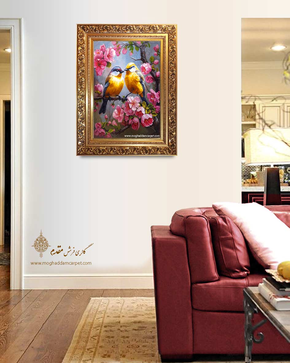 تابلو فرش نغمه بهاری