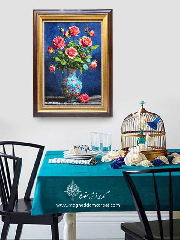 تابلوفرش رز زیبا